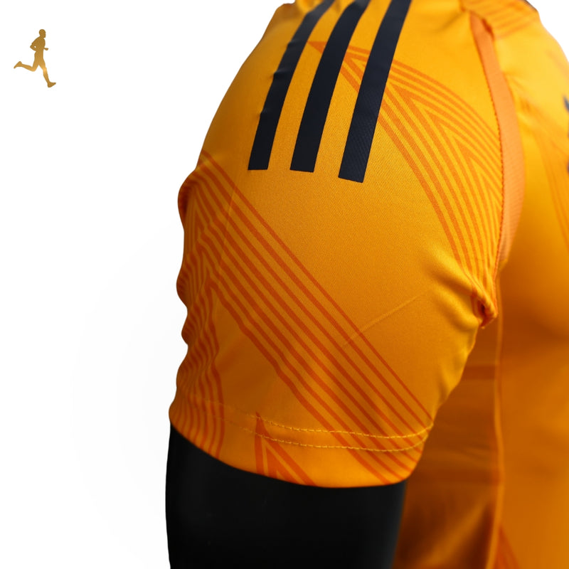 Camisa Real Madrid II 24/25 Adidas Versão Jogador - Laranja Preto