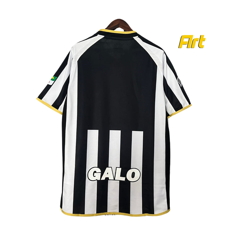 Camisa Atlético Mineiro Home Retrô 2003 - Umbro Preto e Branco