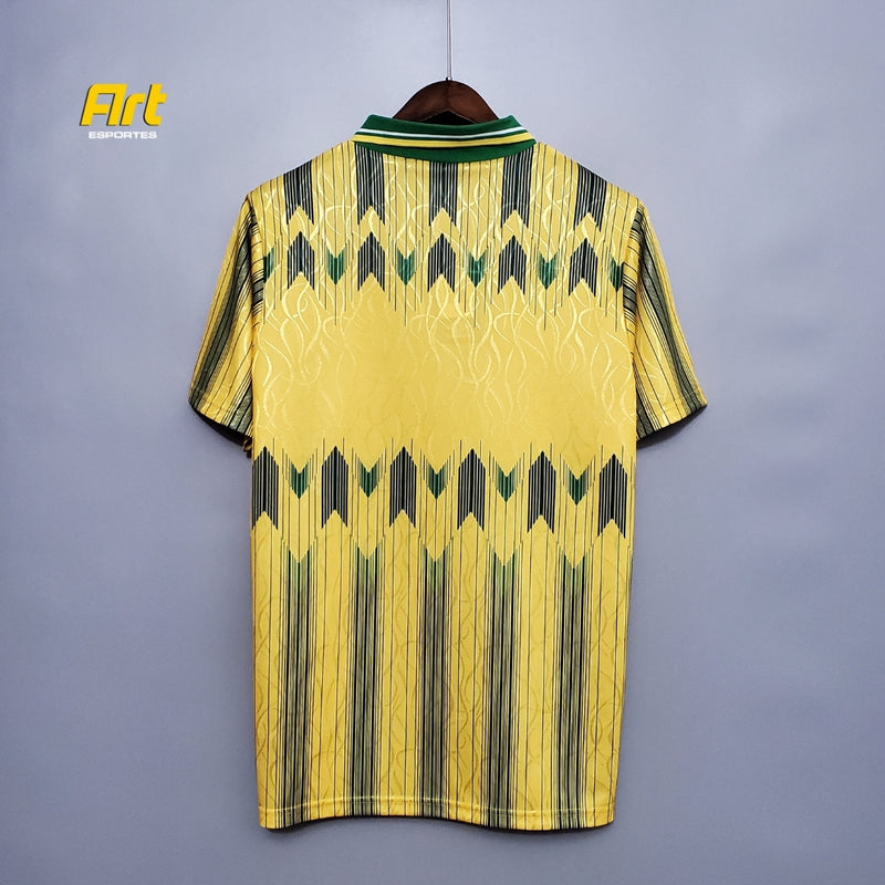 Camisa Celtic II Away Retrô 1991/1992 - Umbro Amarelo