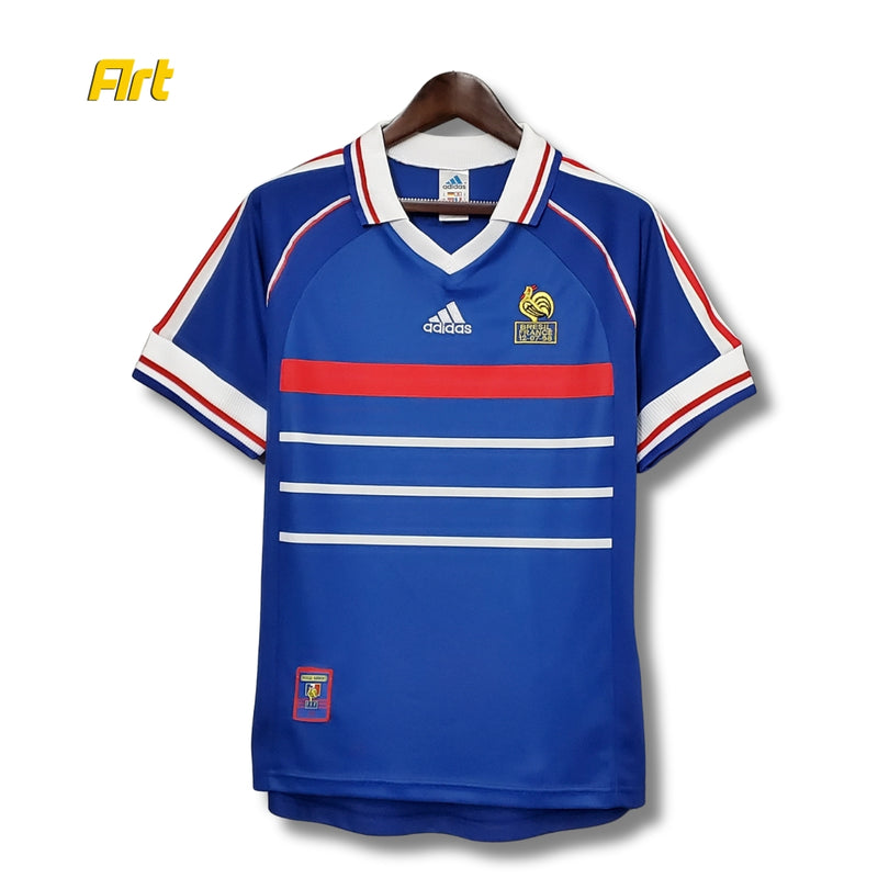 Camisa França I Retrô Adidas 1998 Home