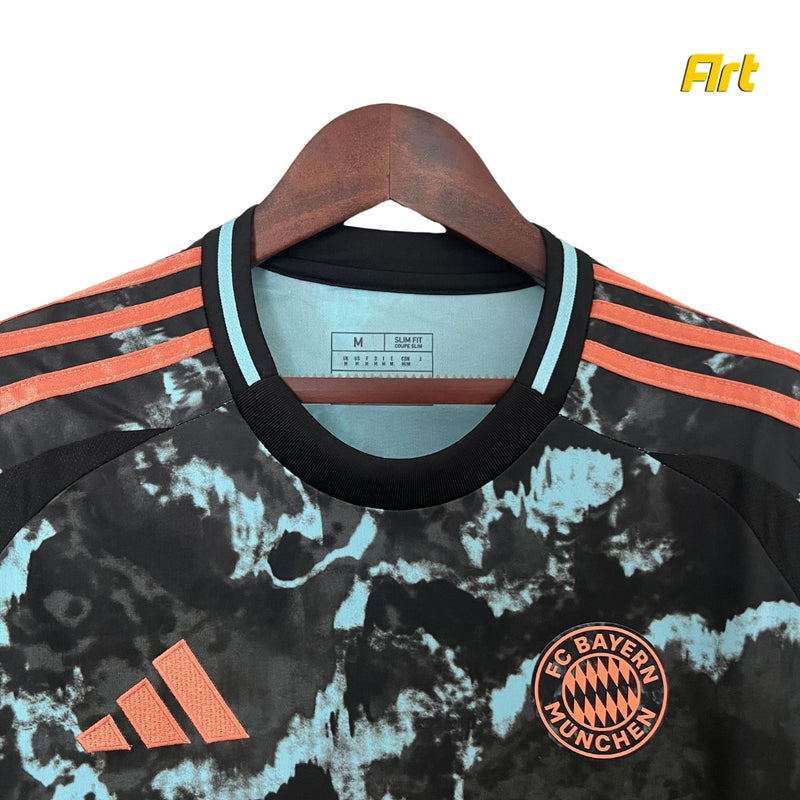 Camisa Bayern de Munique Away 24/25 s/n° Torcedor Masculino - Preta