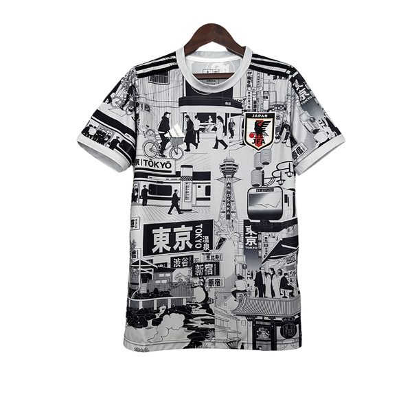Camisa Japão Edição Especial Tokyo 24/25 Torcedor Masculina - Cinza Preto