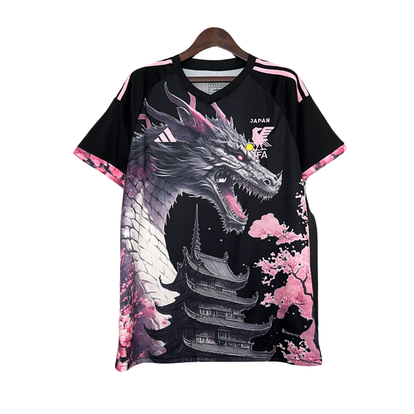 Camisa Japão Edição Especial 24/25 Torcedor Masculina - Preto Rosa Dragão