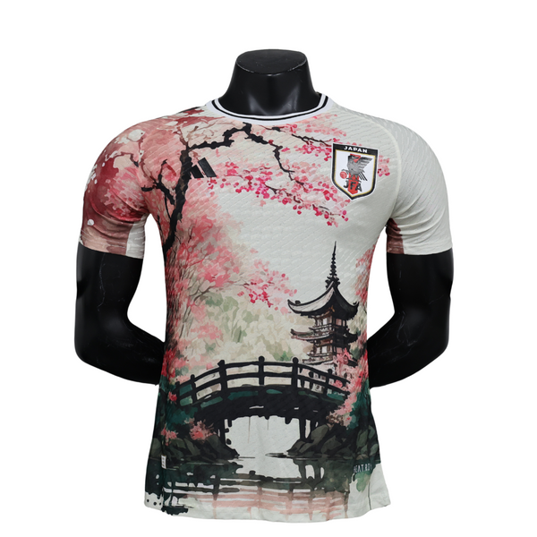 Camisa do Japão Edição Especial Sakura 2025 - Versão Jogador Arvore