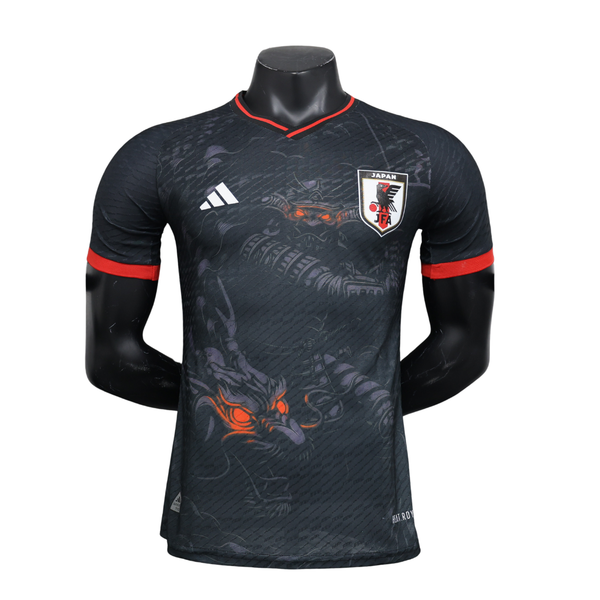 Camisa do Japão Dragão Edição Especial 2025 - Versão Jogador Preto Vermelho