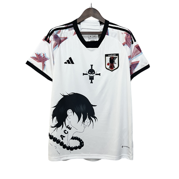 Camisa Seleção Japonesa Edição One Piece Ace 24/25 - Branca