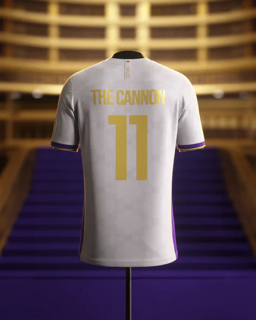 Camisa The Cannon Bale Madrid 24/25 - ''Legends Of Madrid'' Masculino Torcedor Branco