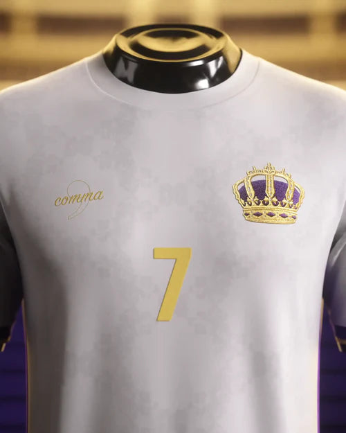 Camisa The Siu CR7 Madrid 24/25 - ''Legends Of Madrid'' Masculino Torcedor Branco