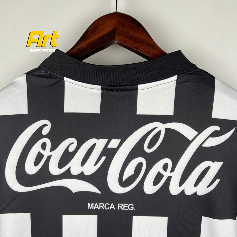 Camisa Botafogo I Home Retrô - 1992 Preto e Branco