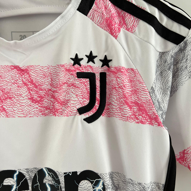 Conjunto Infantil Juventus Away Adidas 23/24