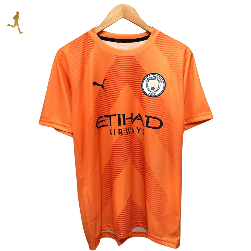 Camisa-Manchester-City-Goleiro-Versão-Jogador-Puma-2022/23-Laranja