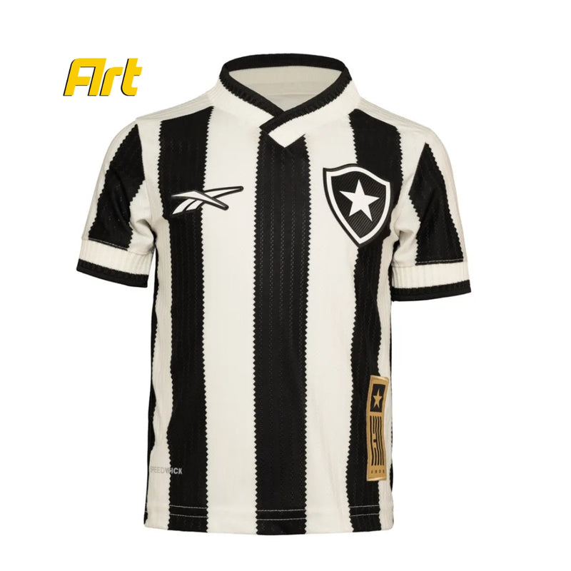 Conjunto Botafogo Infantil Home 24/25 + Brinde Chaveiro