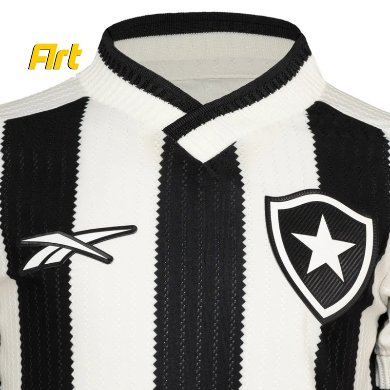 Conjunto Botafogo Infantil Home 24/25 + Brinde Chaveiro