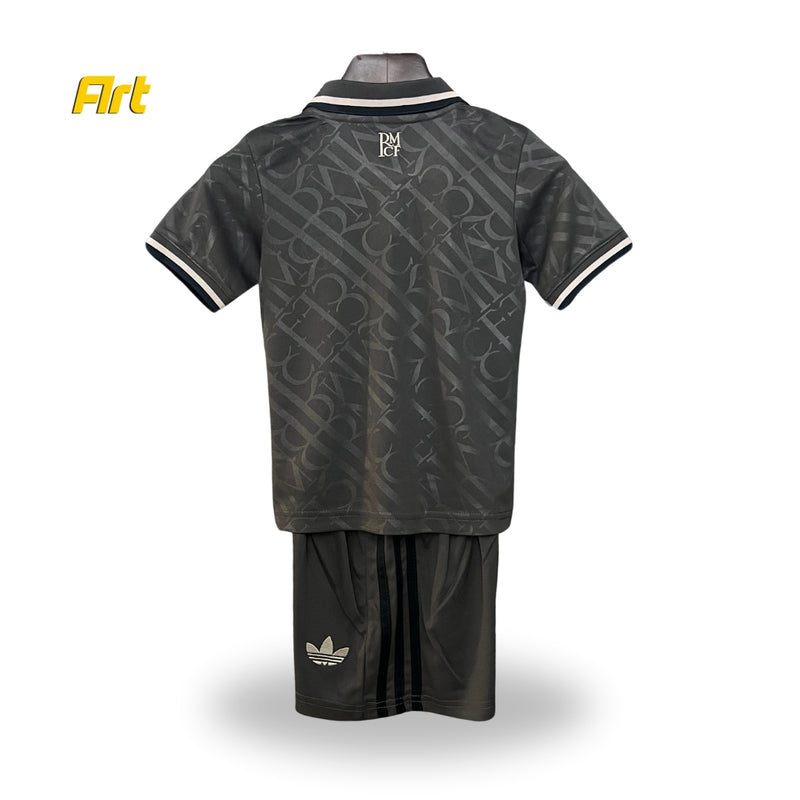 Conjunto Real Madrid Infantil Third 24/25 - Cinza