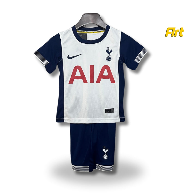 Conjunto Tottenham Infantil Home 24/25 - Branco