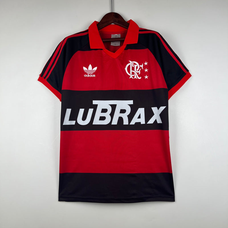 Camisa Flamengo I Retrô - Adidas 1987 Vermelho Preto Polo