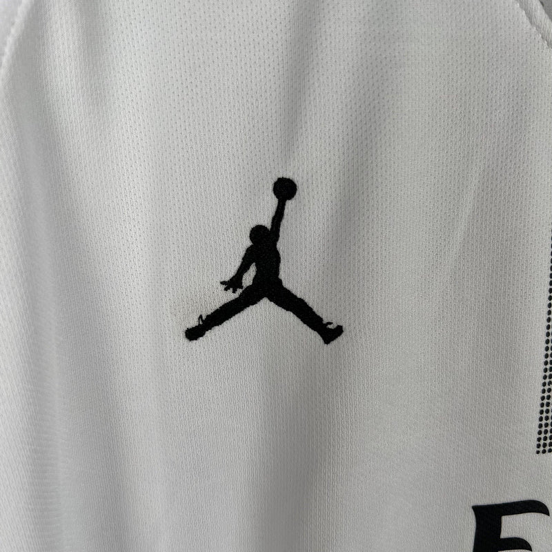 Camisa Retrô Manga Longa Nike Jordan PSG 18/19 Black