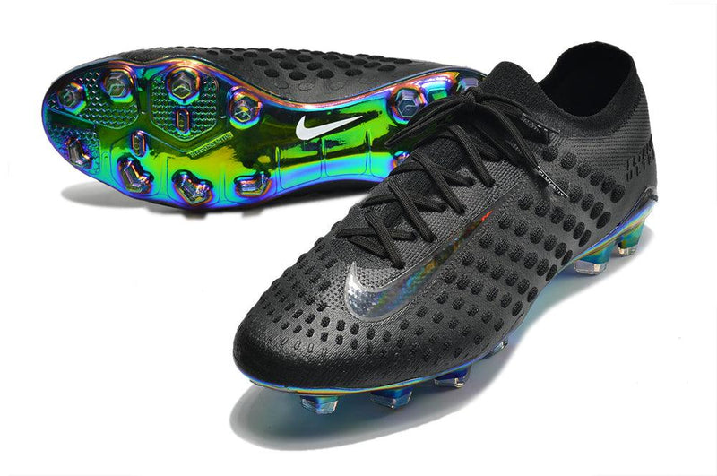 Chuteira de Campo Nike Phantom Ultra Venom FG - Preto e Verde