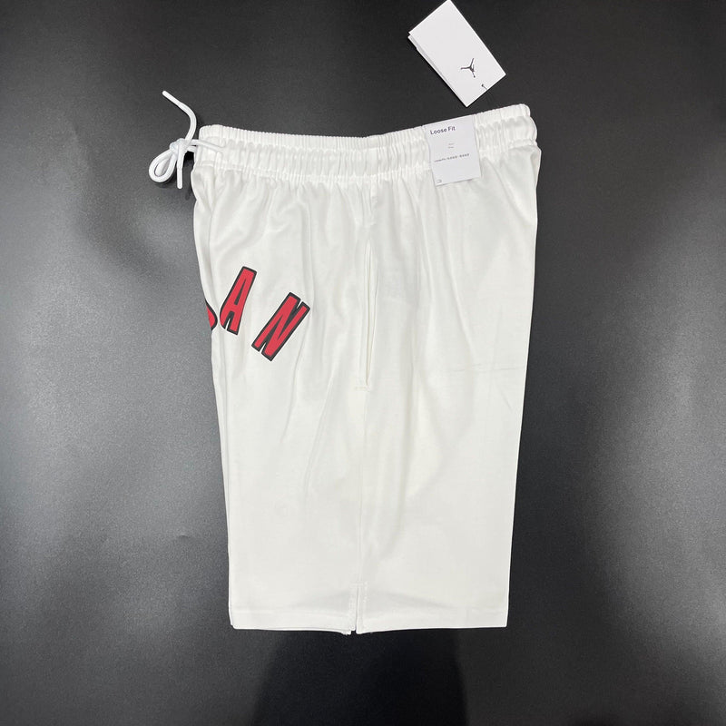 Shorts Jordan Branco Com Bolso