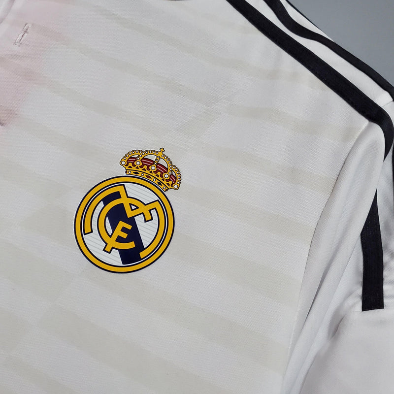 camisa-real-madrid-I-home-titular-14-15-retrô-gola-branca-botão-listras-prata-bordado-manga-curta-adizero