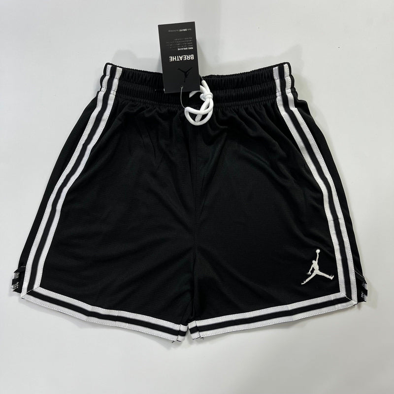 Shorts Academia Clássico Jordan Preto/Branco Bolso