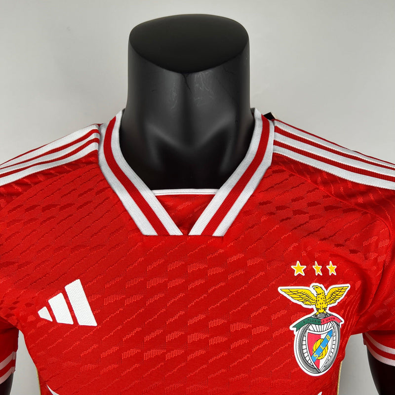 Camisa Benfica Versão Jogador Adidas Home Vermelha 2023/24