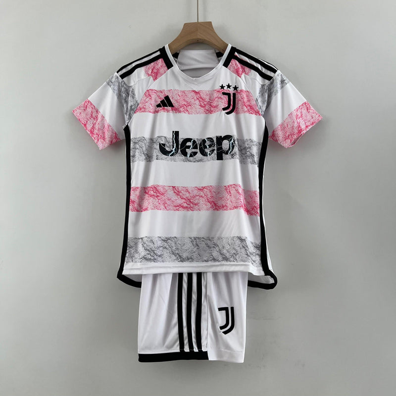 Conjunto Infantil Juventus Away Adidas 23/24