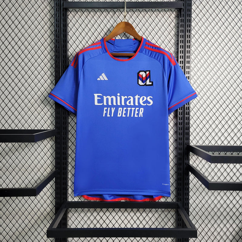 Camisa Lyon Adidas Away 2023/24 | Versão Torcedor