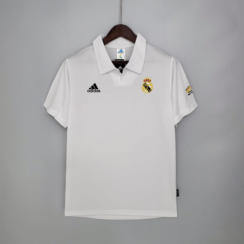 camisa-real-madrid-titular-I-retrô-branca-gola-polo-2002-2003-zidane-beckham-figo-roberto-carlos