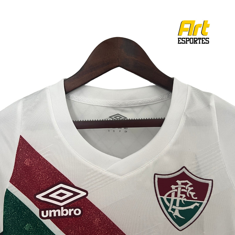 Camisa Fluminense II Feminina Umbro 24/25 - Versão Torcedor Branco