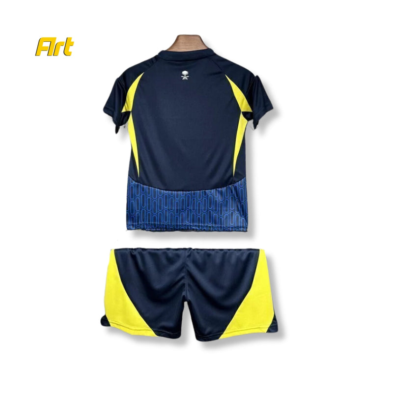 Conjunto Al Nassr Infantil Away 24/25 - Azul