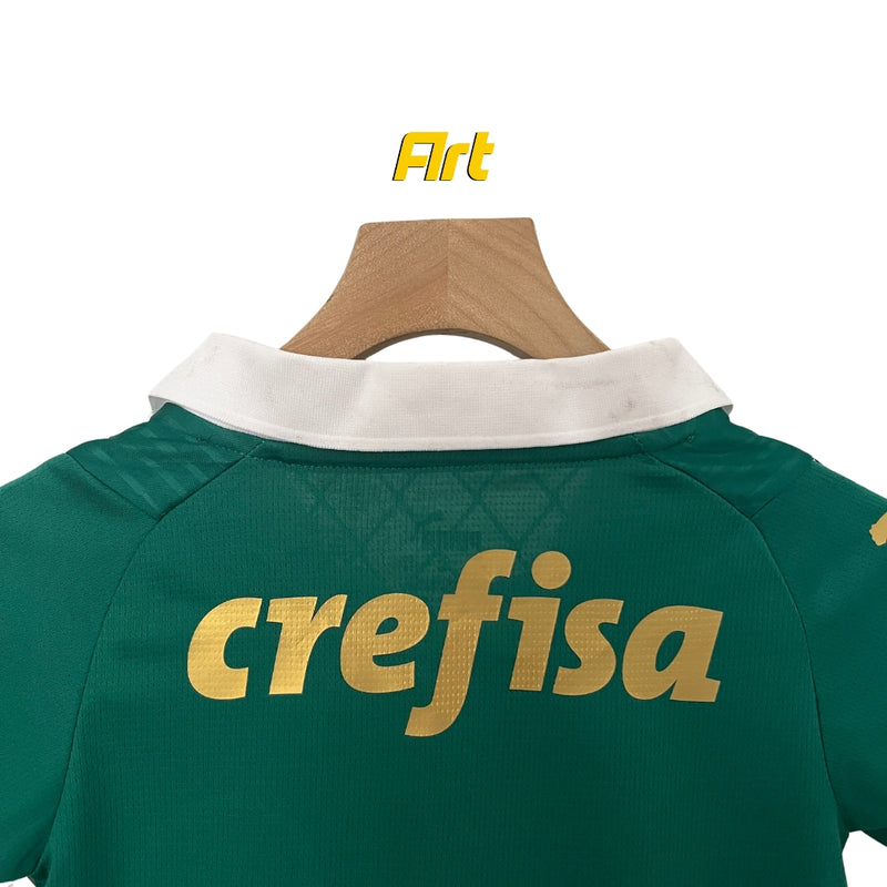 Conjunto Infantil Palmeiras I Titular 24/25 - Home Puma Verde