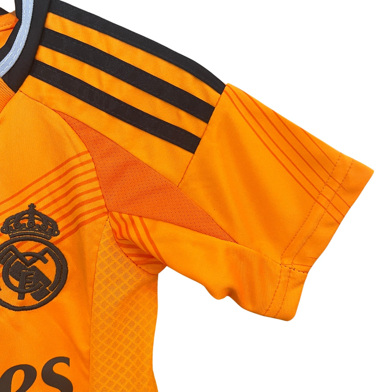 Conjunto Real Madrid II Reserva 24/25 Versão Torcedor Away - Kit de Futebol Infantil