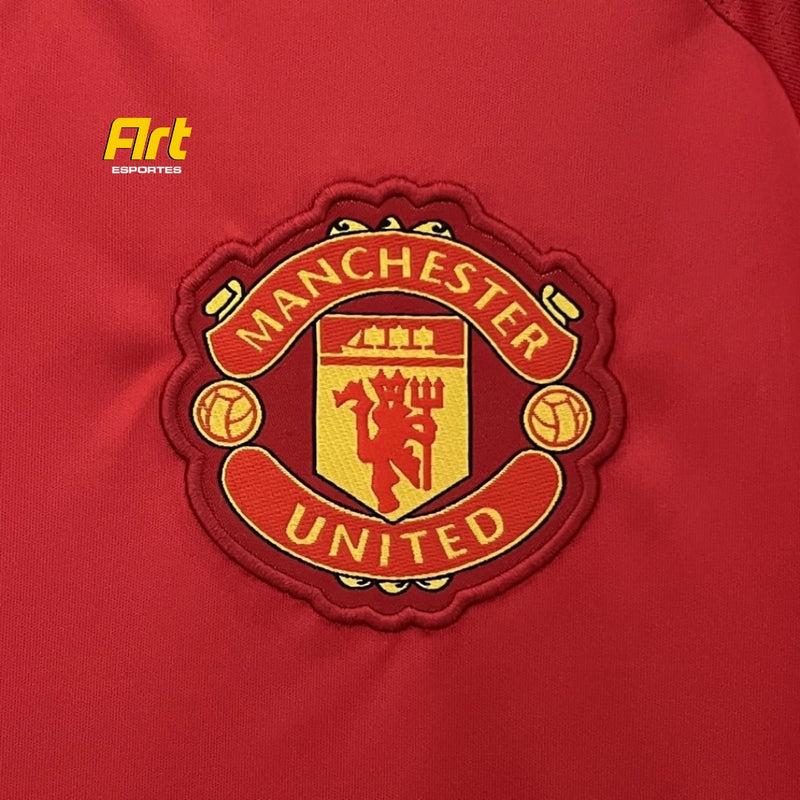 Camisa Manchester United Home 24/25 Torcedor Adidas Masculina - Vermelha