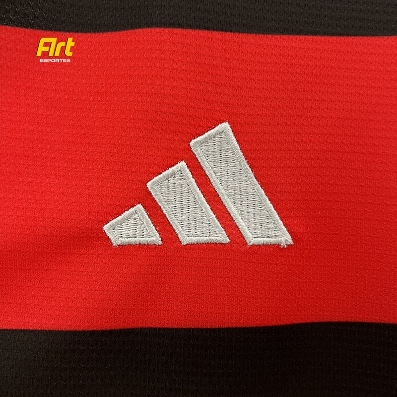 Regata Flamengo Home I 2024/25 - Vermelho e Preto