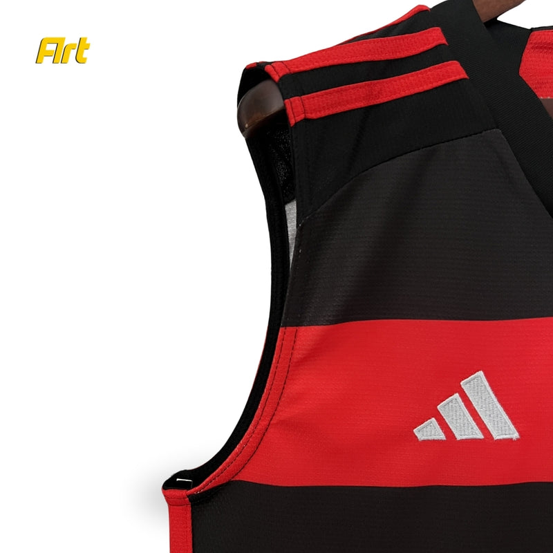 Regata Flamengo Home I 2024/25 - Vermelho e Preto