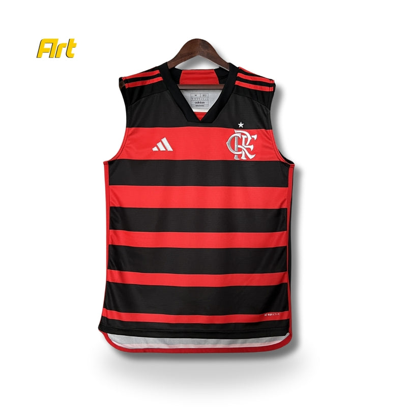 Regata Flamengo Home I 2024/25 - Vermelho e Preto