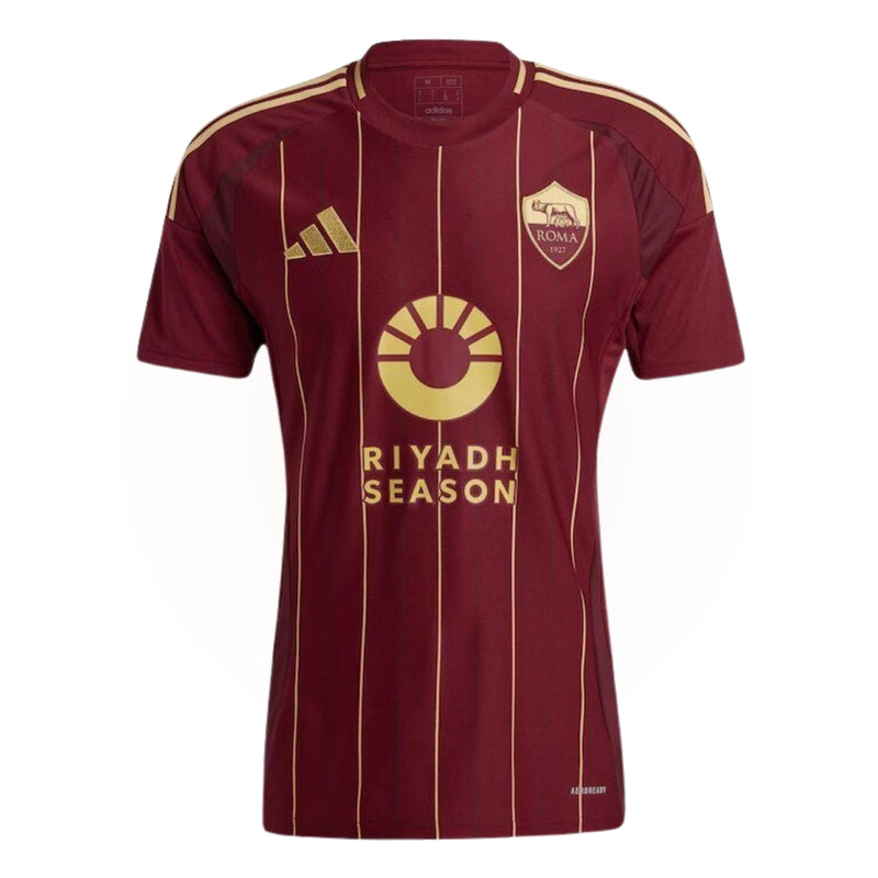 Camisa Roma I 24/25 - Versão Torcedor Vermelho Amarelo