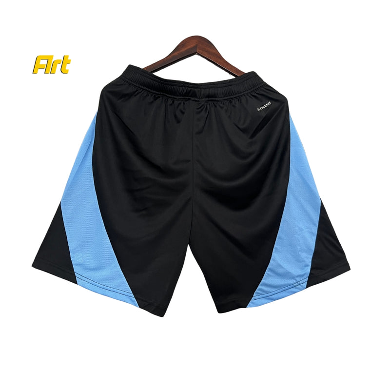 Shorts Argentina Treino 2024/25 Adidas - Versão Torcedor Preto