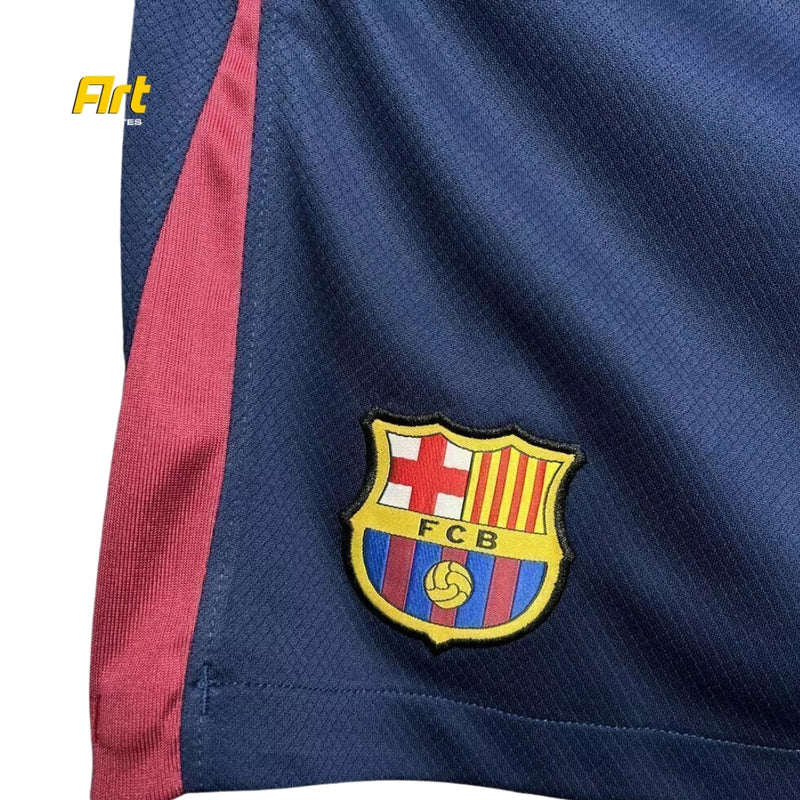 Shorts Barcelona Home 2024/25 Nike - Versão Torcedor Azul