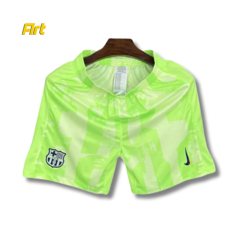 Shorts Barcelona Third 2024/25 Nike - Versão Torcedor Verde