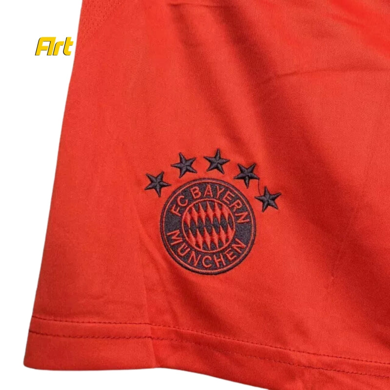 Shorts Bayern de Munique Home 2024/25 Adidas - Versão Torcedor Vermelho