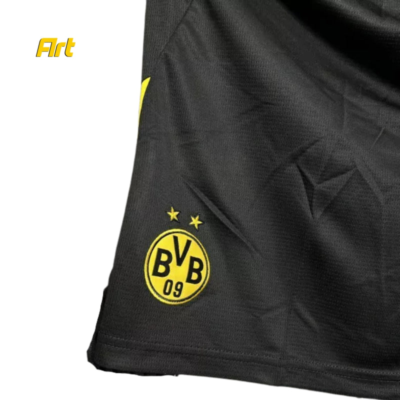 Shorts Borussia Home 2024/25 Puma - Versão Torcedor Preto