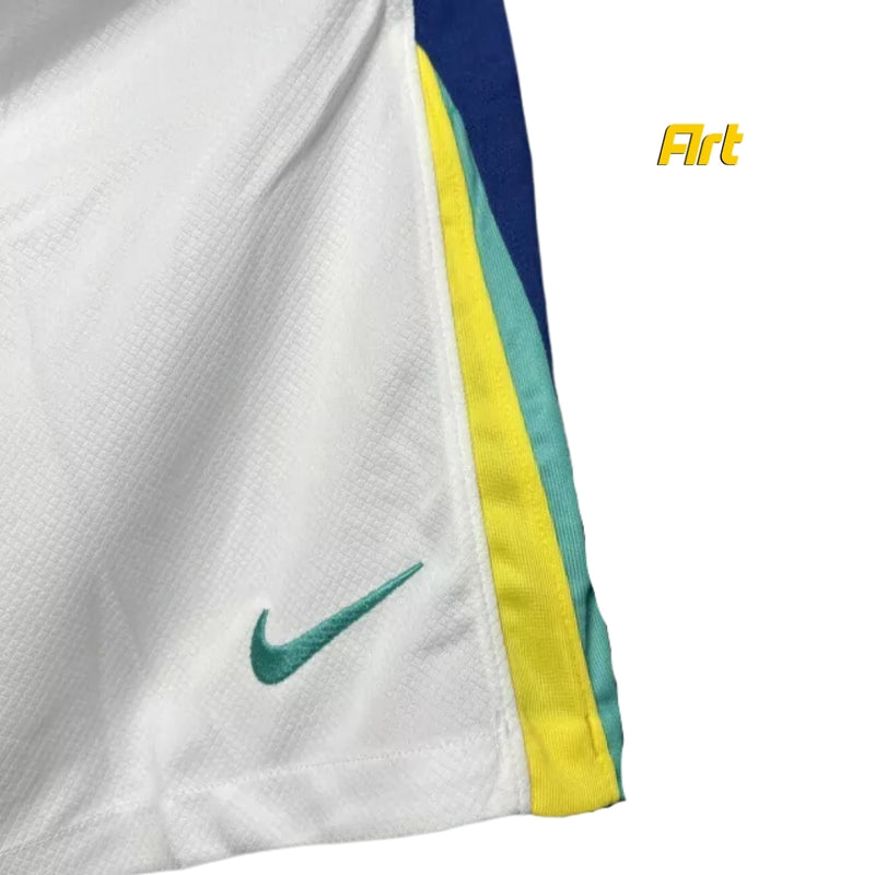 Shorts Brasil Away 2024/25 Nike - Versão Torcedor Branco