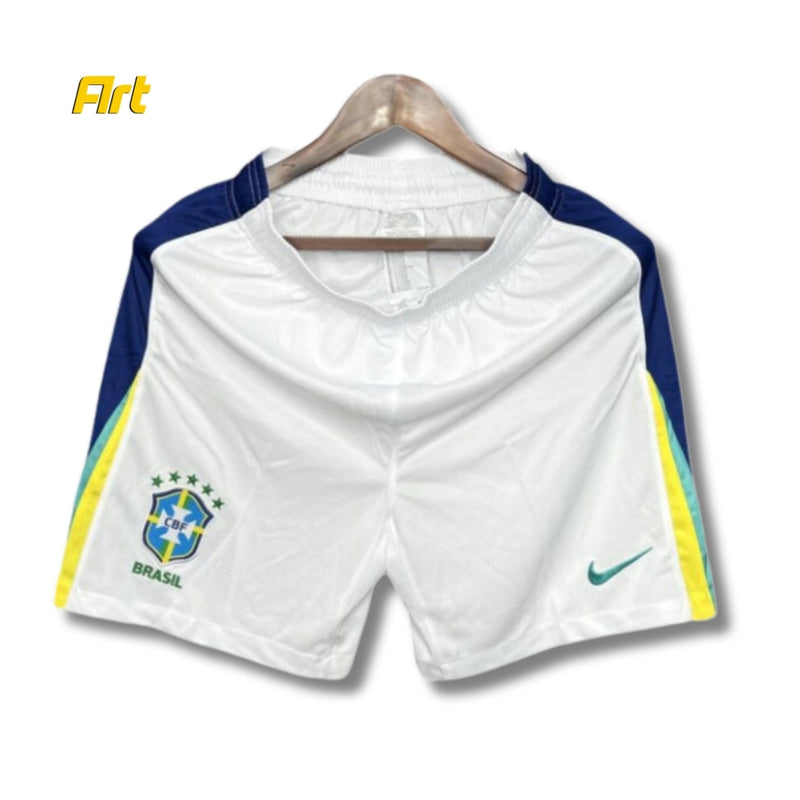 Shorts Brasil Away 2024/25 Nike - Versão Torcedor Branco