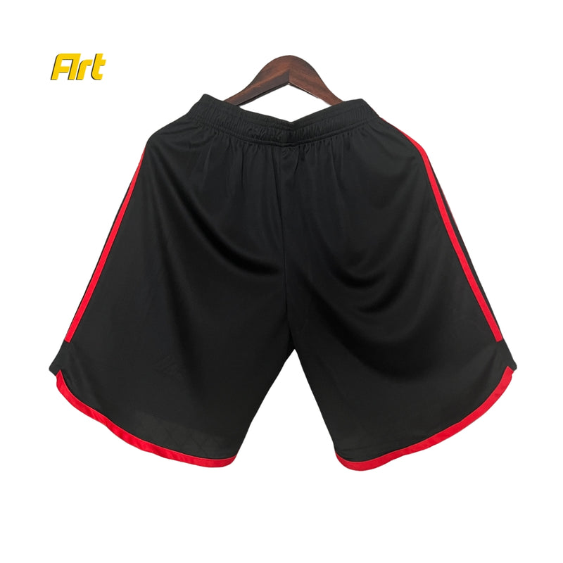 Shorts Flamengo Away 2024/25 Adidas - Versão Torcedor Preto