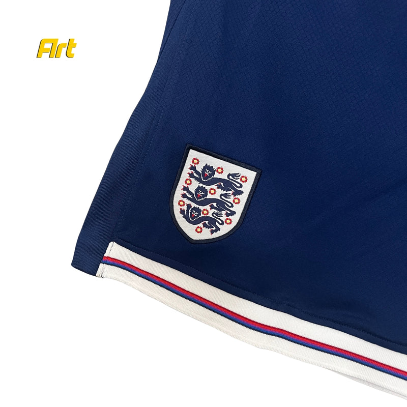 Shorts Inglaterra Home 2024/25 Nike - Versão Torcedor Azul