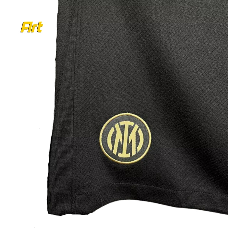 Shorts Inter de Milão Home 2024/25 Nike - Versão Torcedor Preto