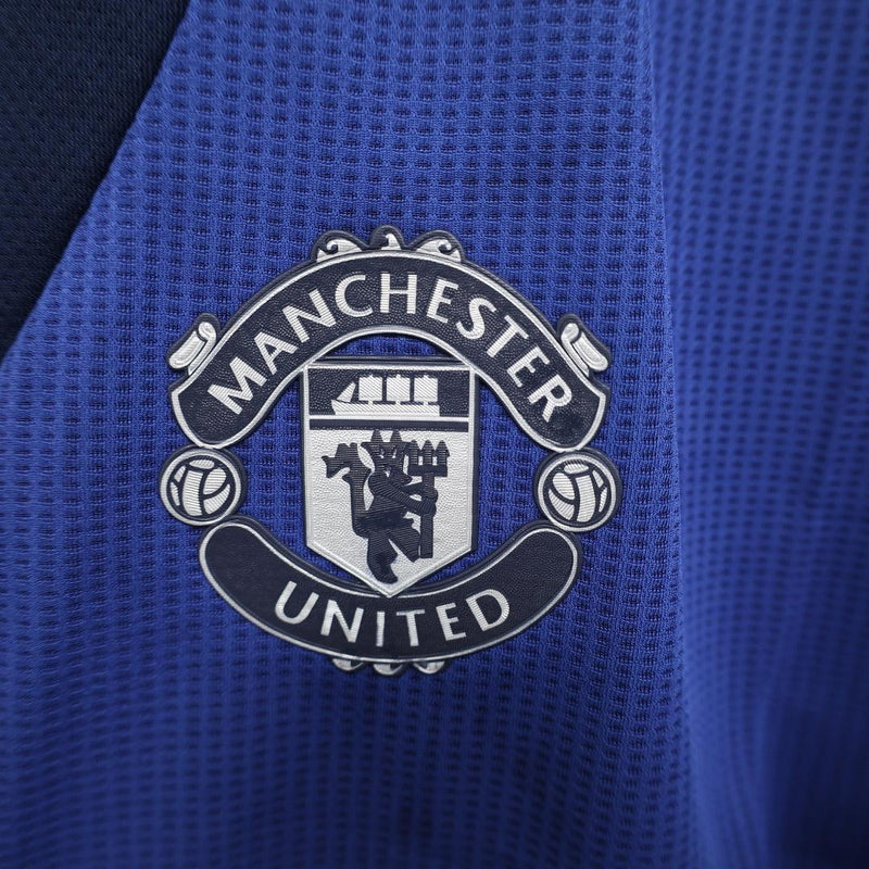 Shorts Manchester United II 24-25 Away Versão Jogador Azul 24/25