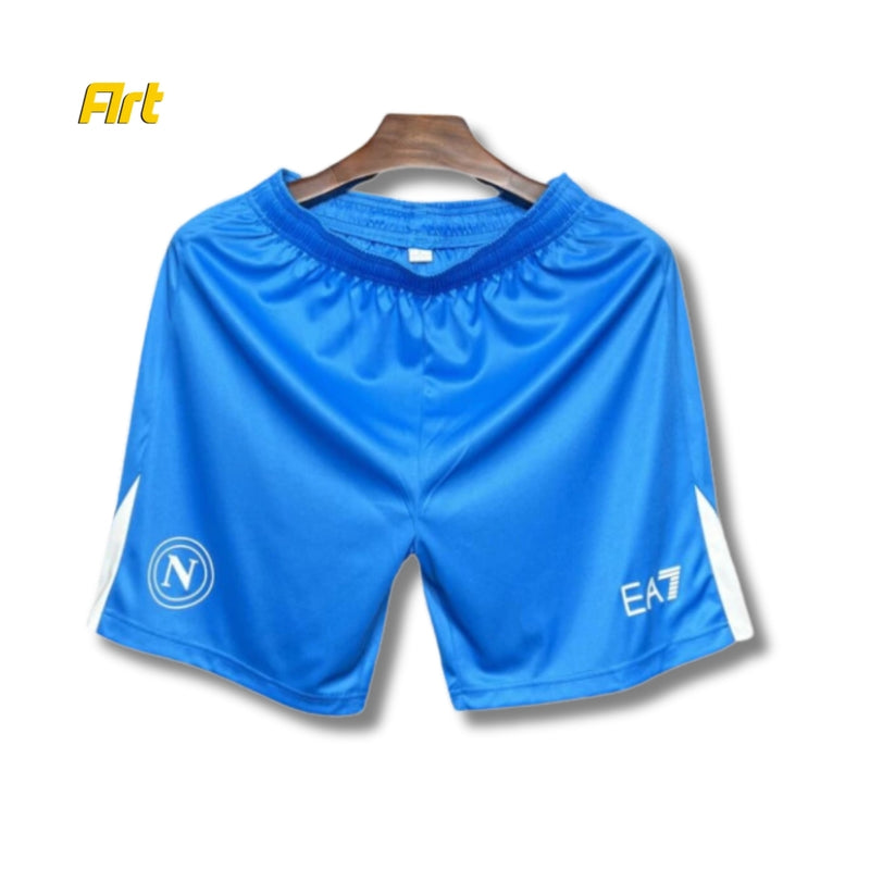 Shorts Napoli Away 2024/25 EA7 - Versão Torcedor Azul